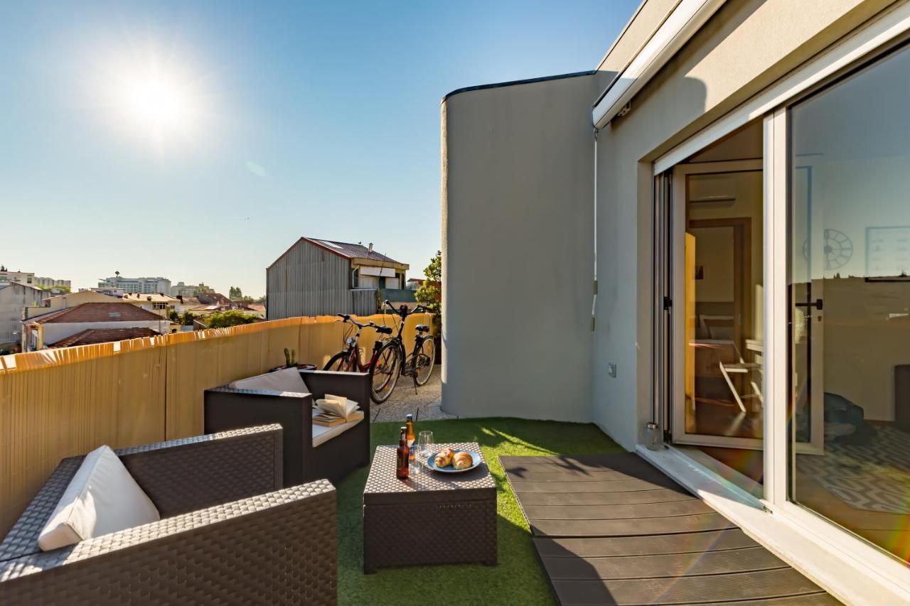Music Relaxing Apt With Bikes, Terrace & Parking Porto Exterior photo